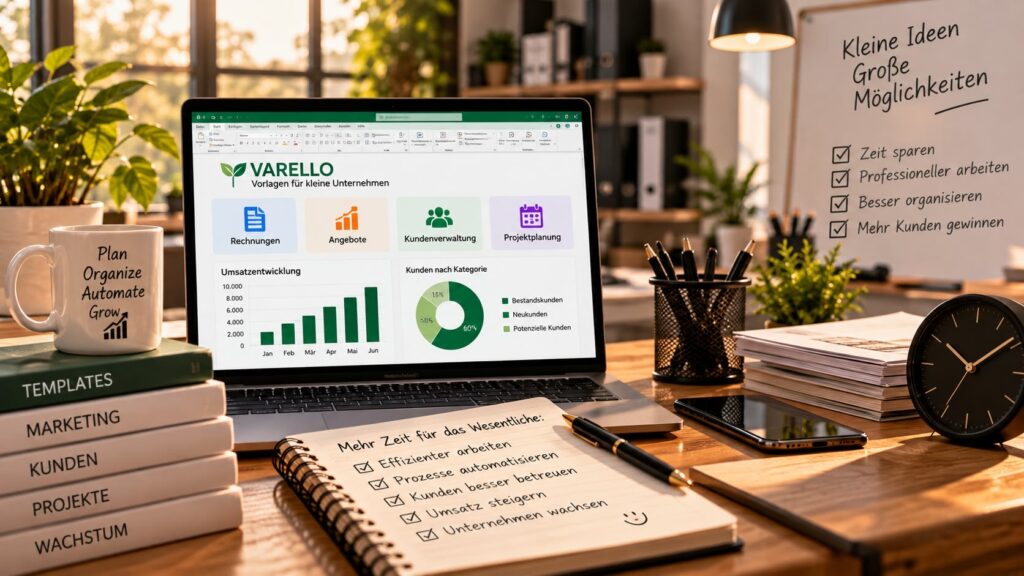 Digitale Vorlagen für kleine Unternehmen – Zeit sparen und produktiver arbeiten